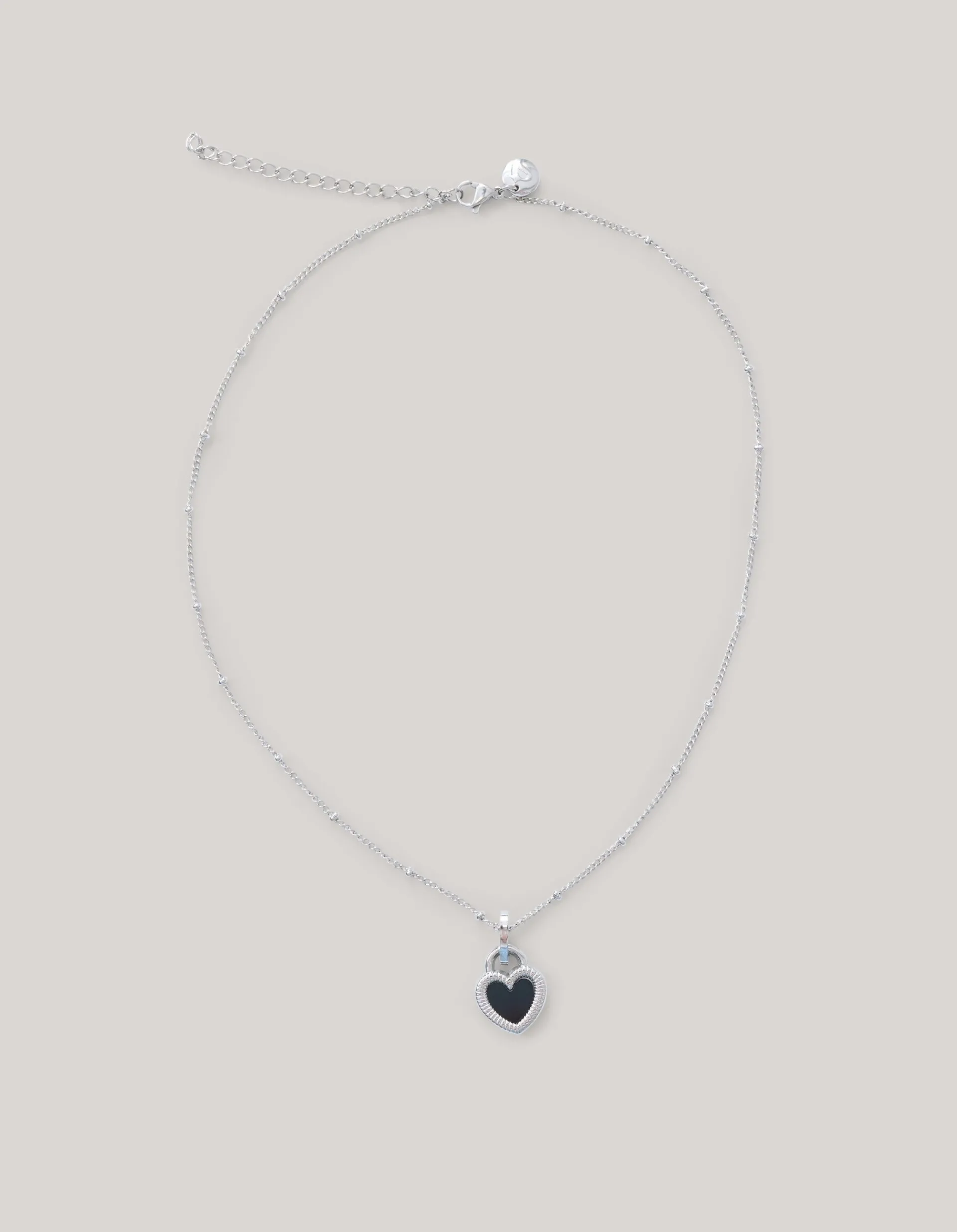 Shoeby Heart Ketting Zilver<DAMES Sieraden