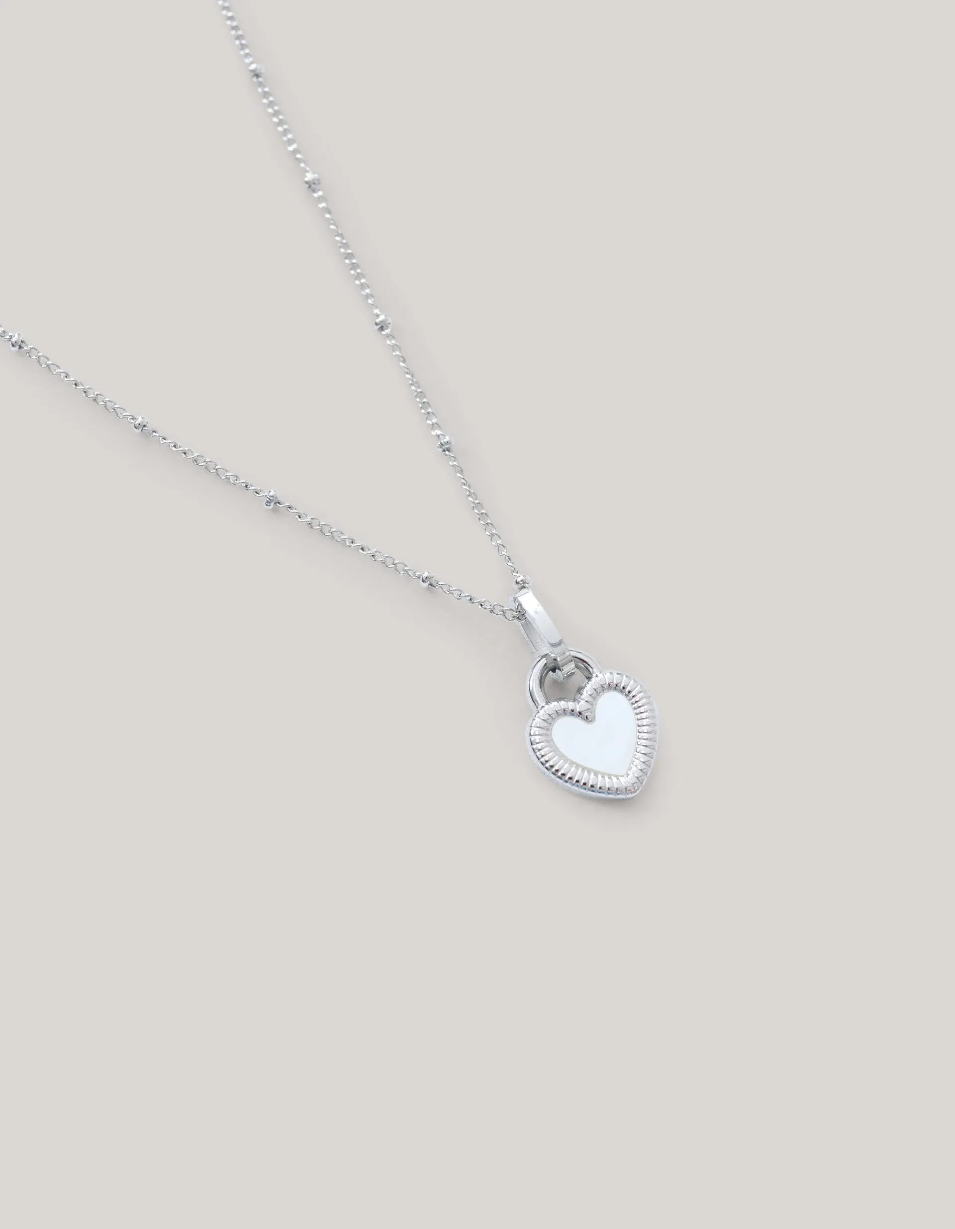 Shoeby Heart Ketting Zilver<DAMES Sieraden