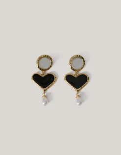 Shoeby Heart Parel Oorbellen<DAMES Sieraden