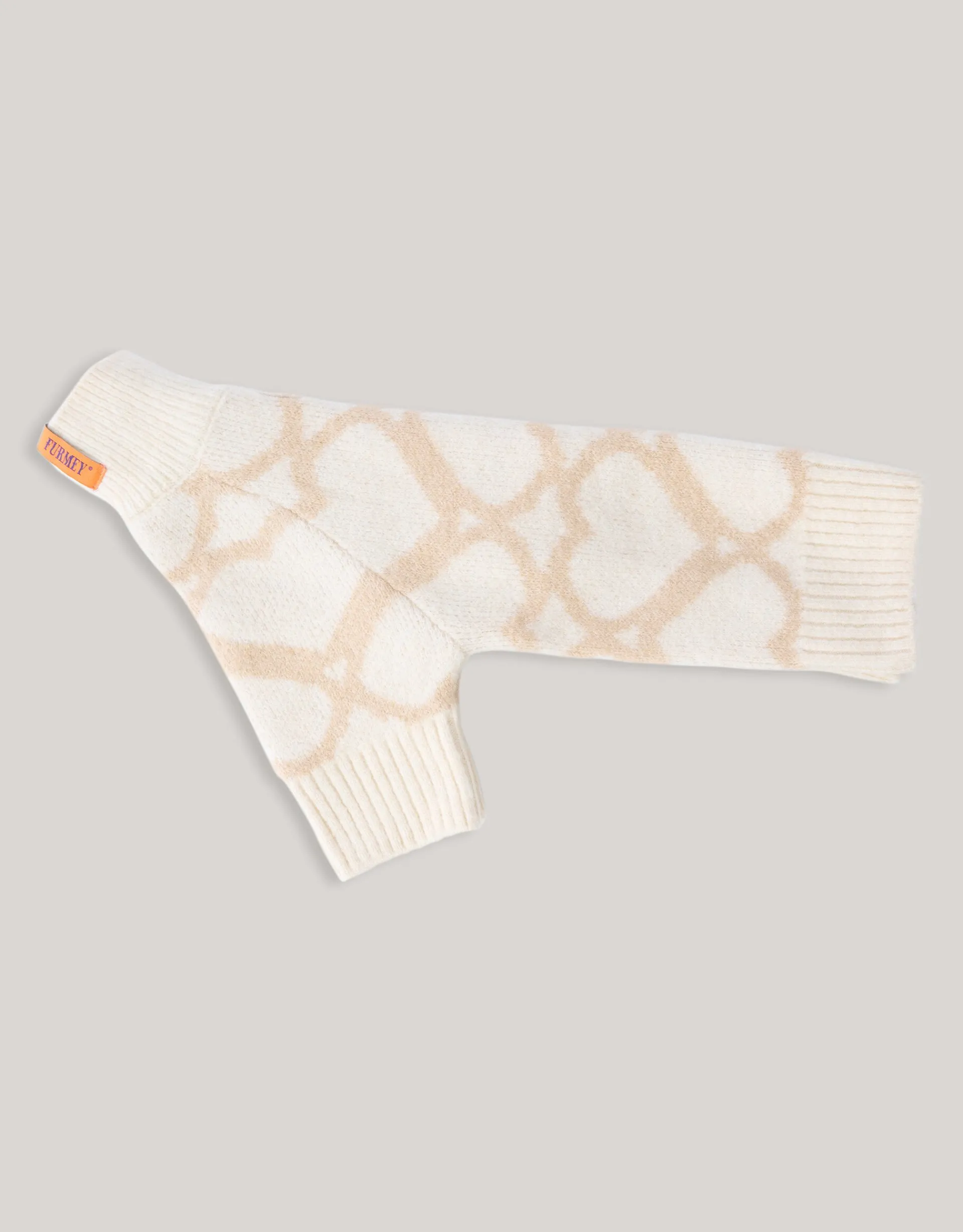 Shoeby Heart Printed Honden Trui Gebroken Wit By Furmey<DAMES Overige Accessoires|Overige Accessoires