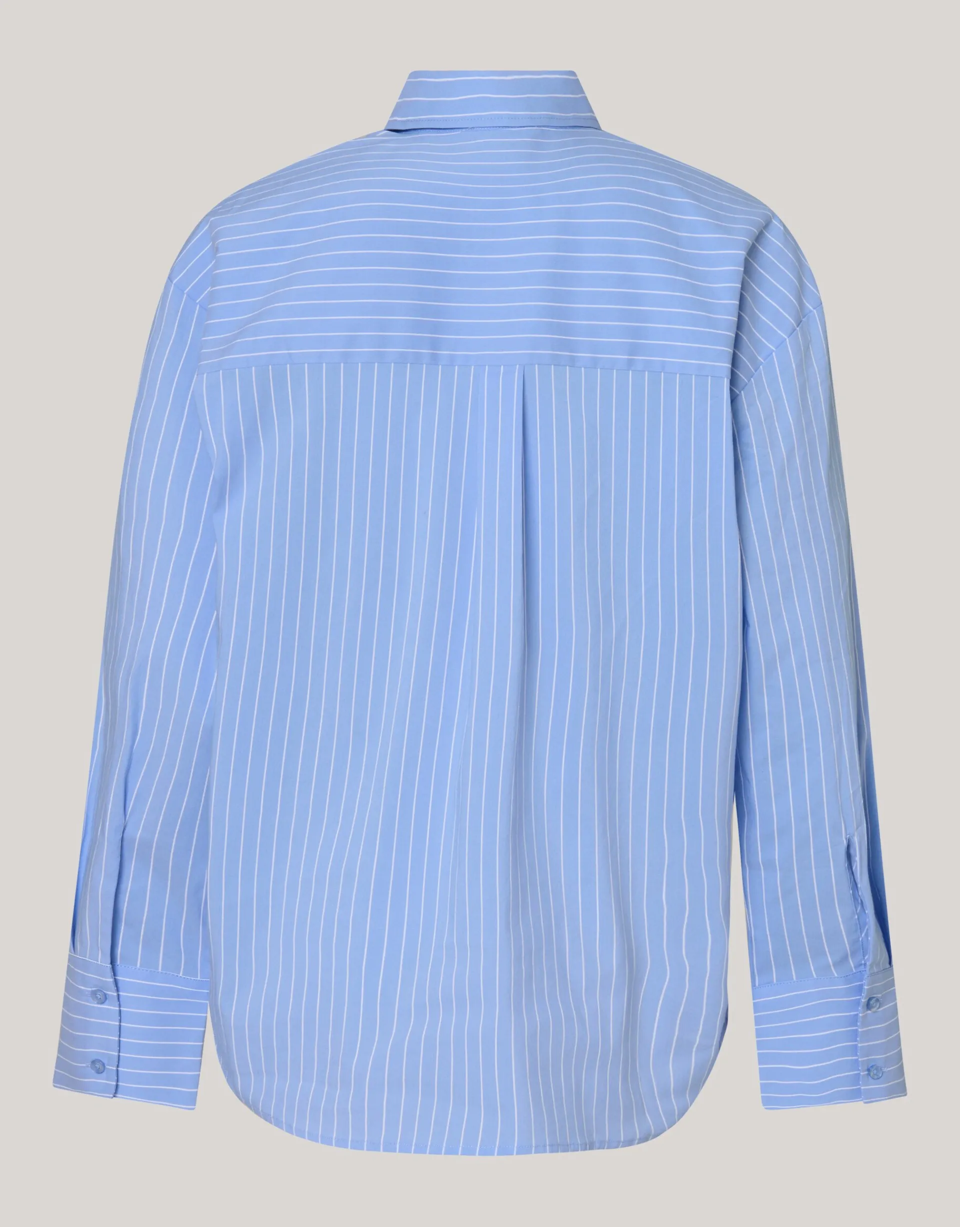 Shoeby Heart Ruffle Blouse Blauw<DAMES Blouses