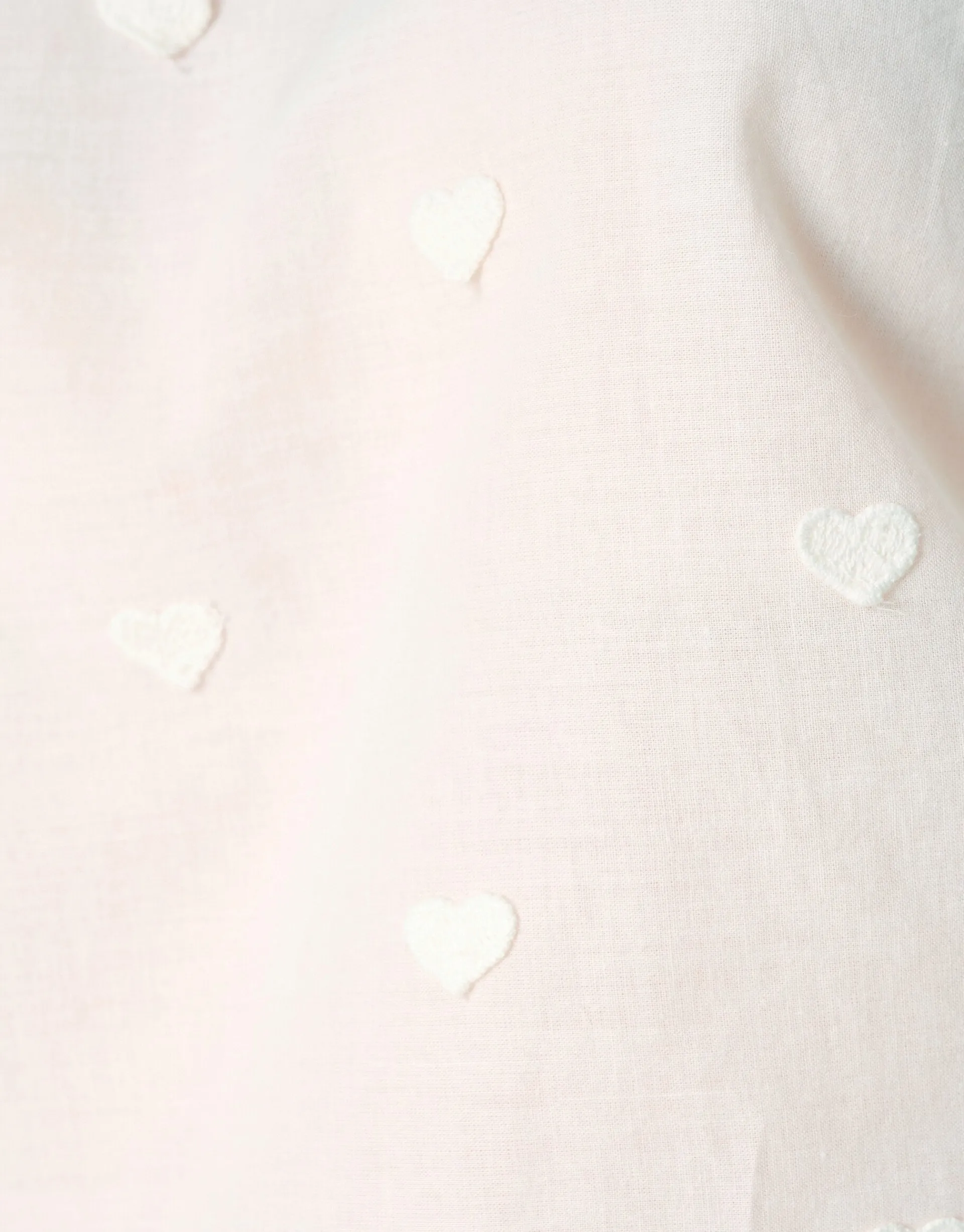 Shoeby Heart Top Gebroken Wit<DAMES Tops|Blouses