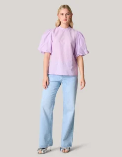 Shoeby Heart Top Lichtpaars<DAMES Tops|Blouses