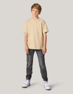 Shoeby Heavy Basis T-shirt Beige< T-Shirts