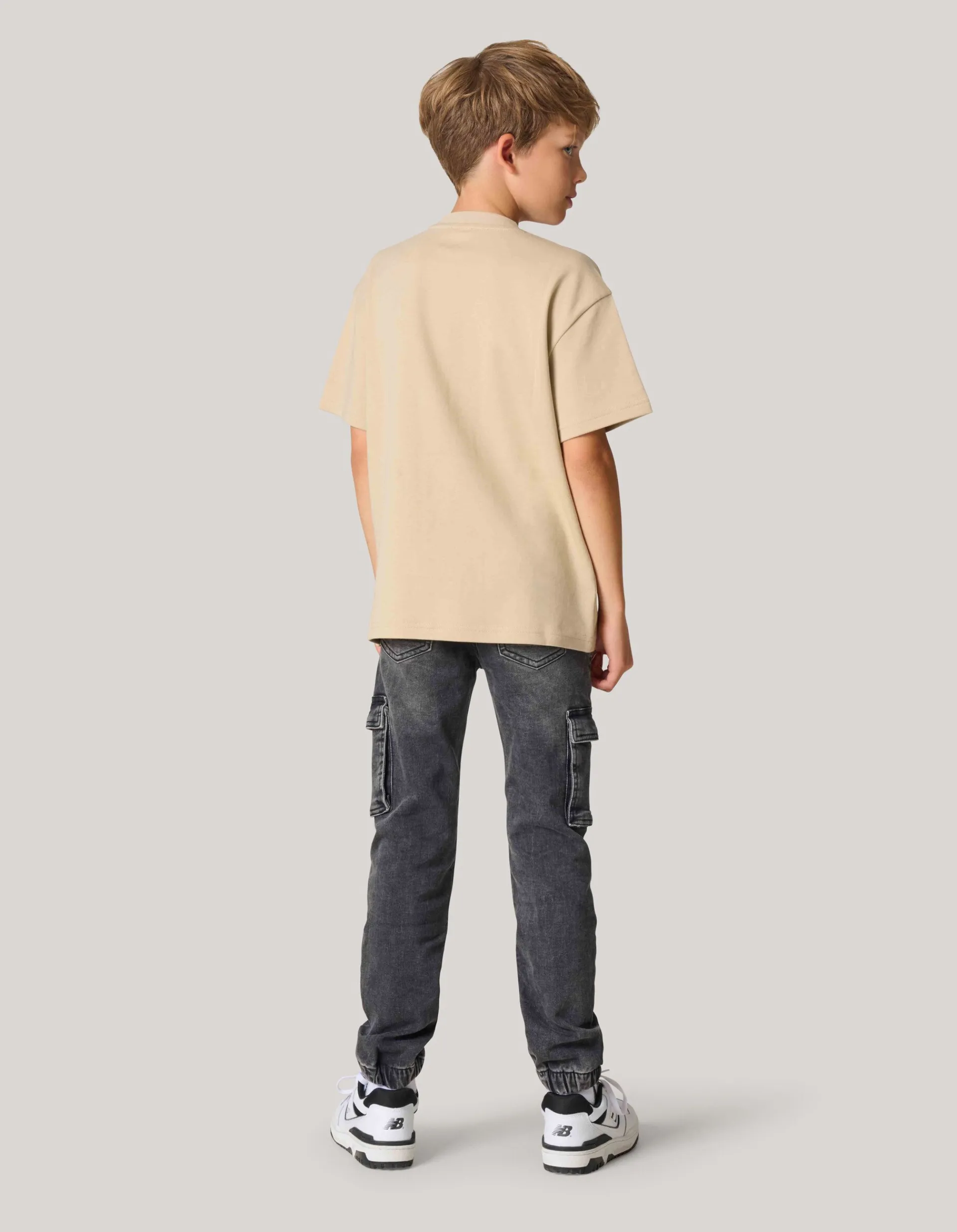 Shoeby Heavy Basis T-shirt Beige< T-Shirts