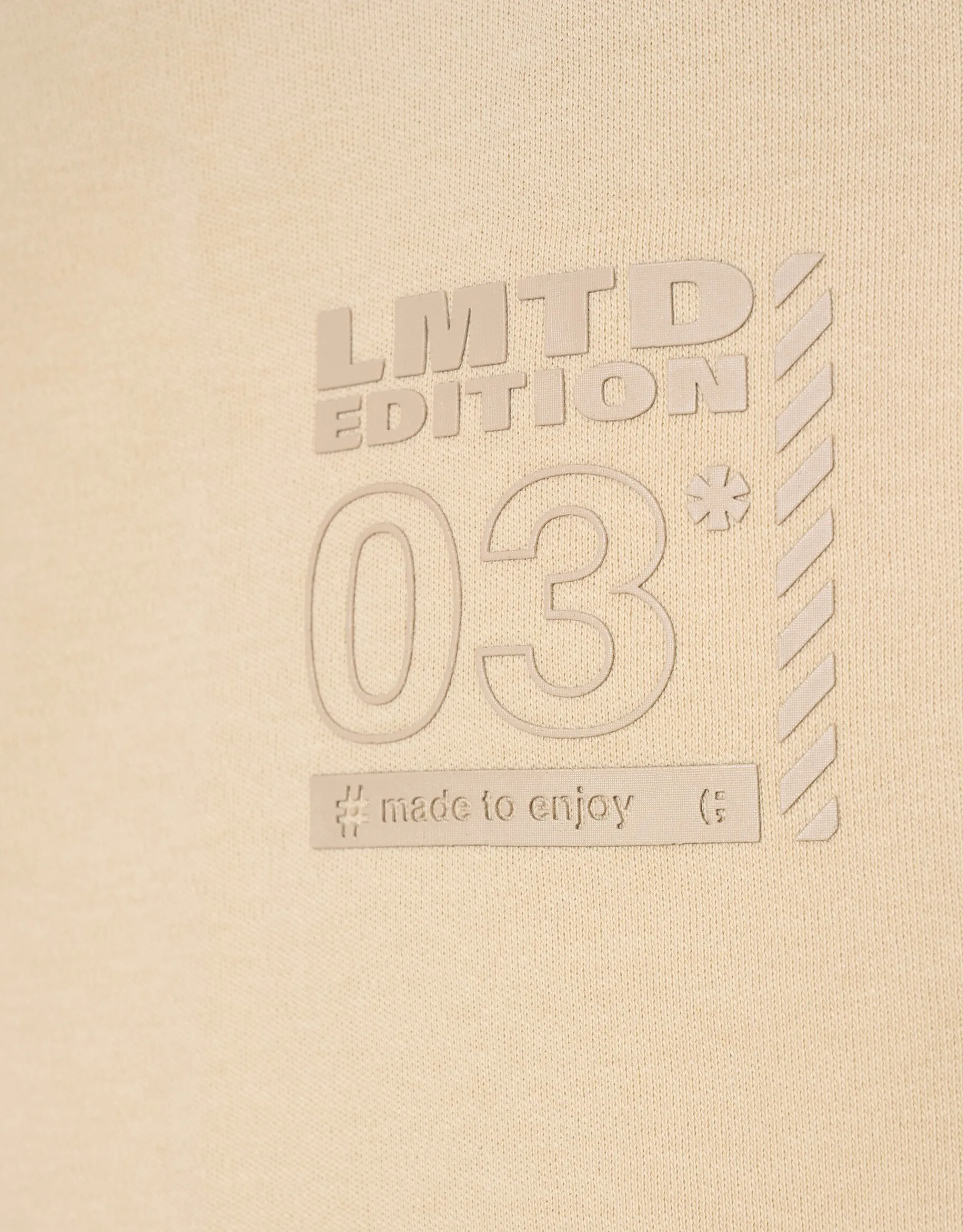 Shoeby Heavy Basis T-shirt Beige< T-Shirts
