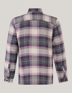 Shoeby Heavy Ruiten Overshirt Donkerrood<Heren Overshirts