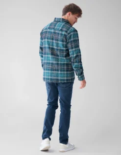 Shoeby Heavy Ruiten Overshirt Groen<Heren Overshirts