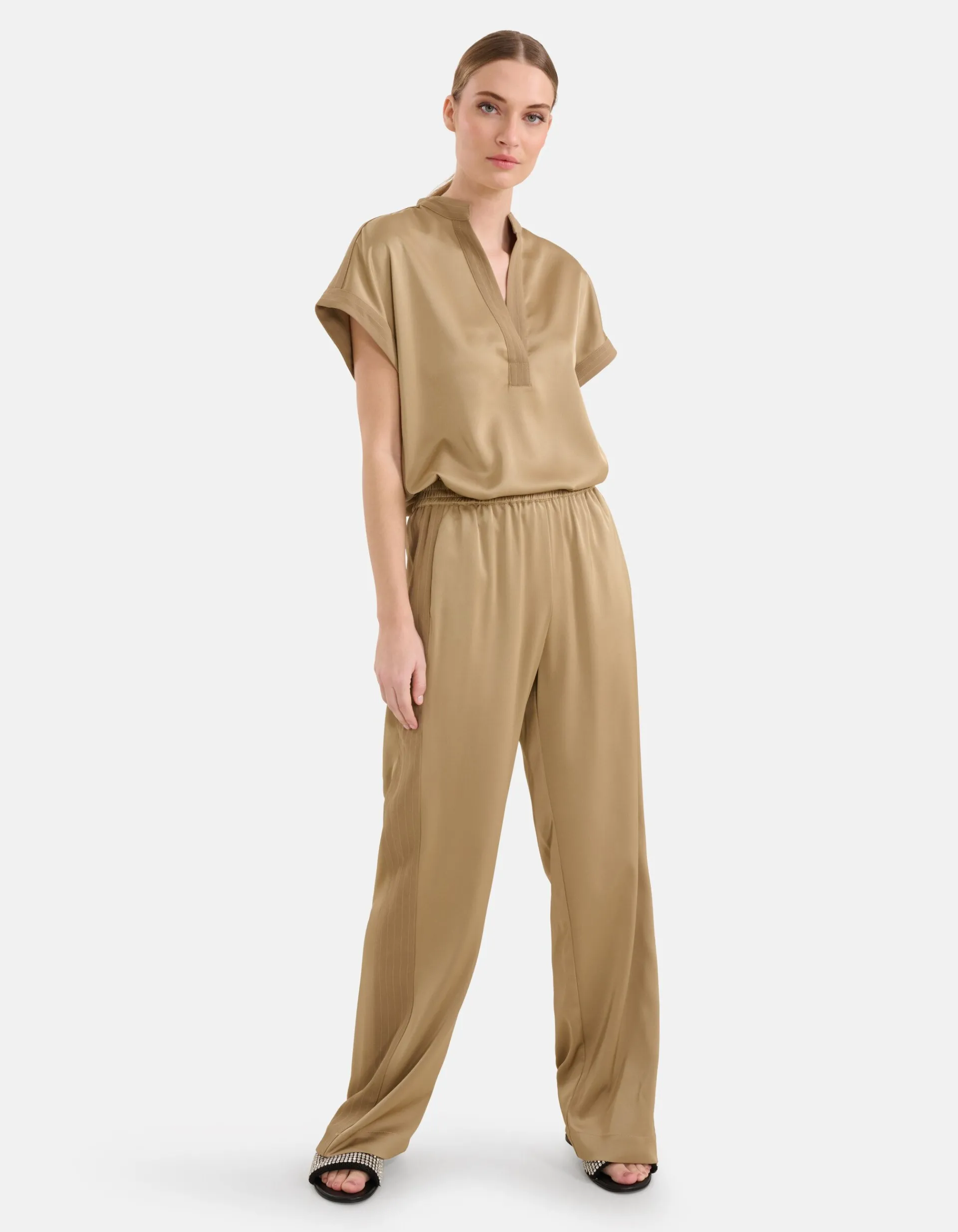 Shoeby Inside Out Broek Groen By Mieke<DAMES Broeken