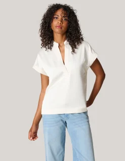Shoeby Inside Out Top Gebroken Wit<DAMES Blouses