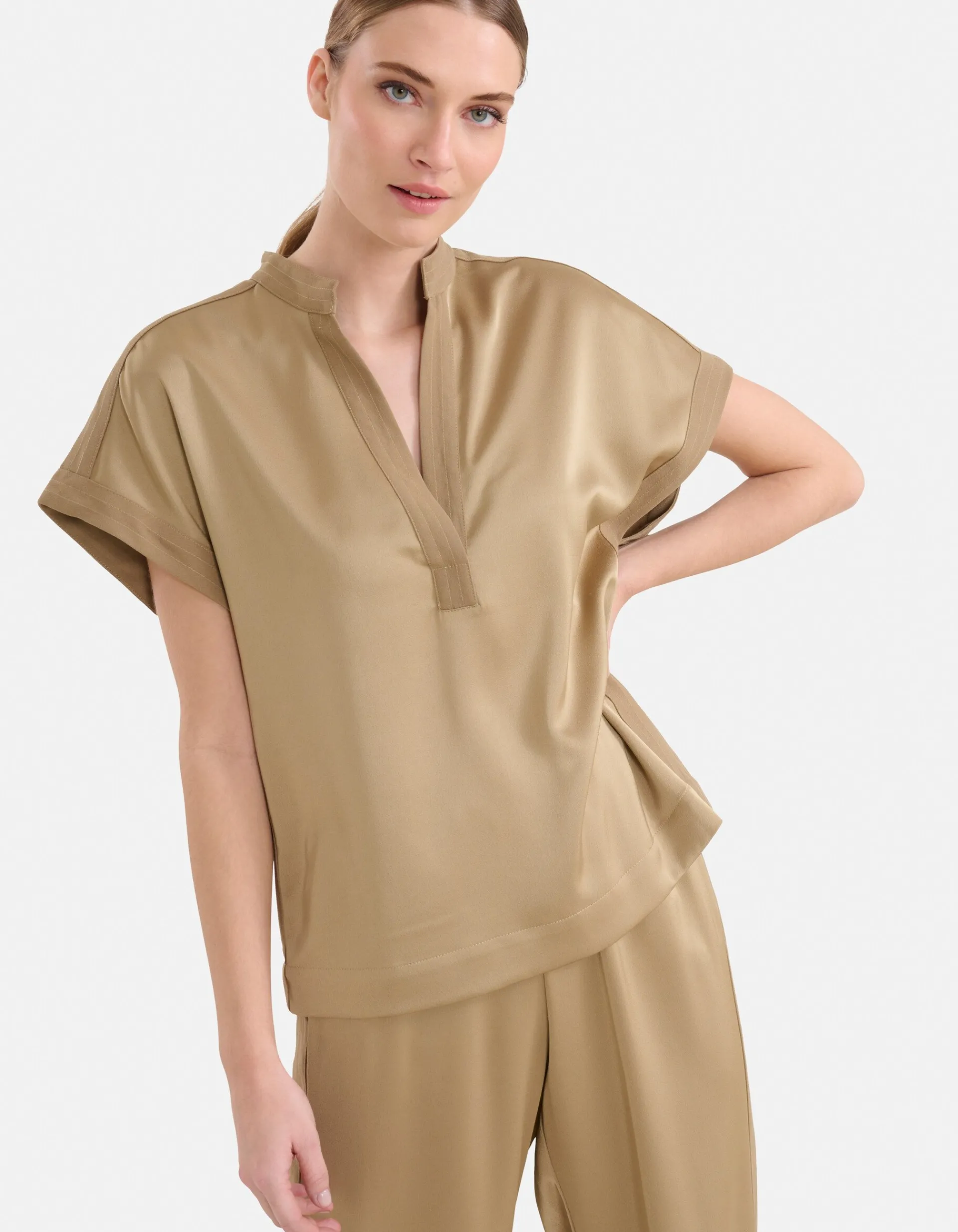 Shoeby Inside Out Top Groen By Mieke<DAMES Tops