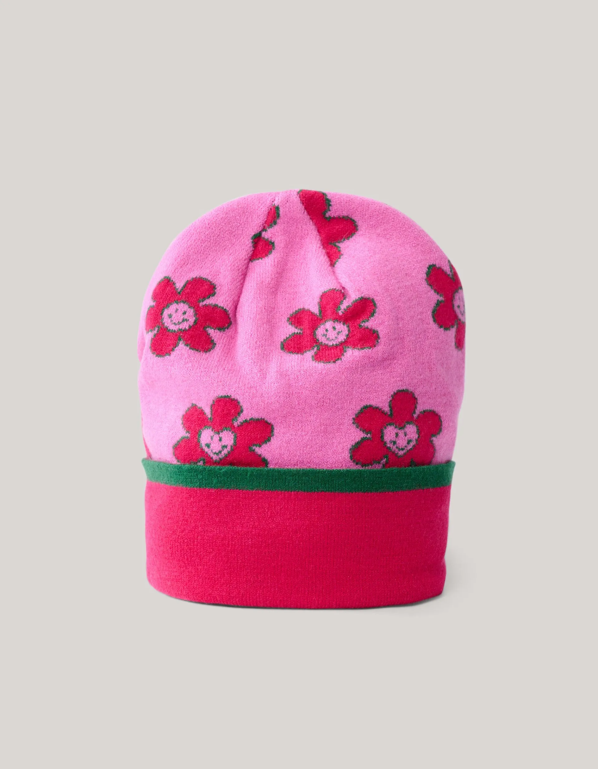 Shoeby Jacquard Beanie Roze< Mutsen