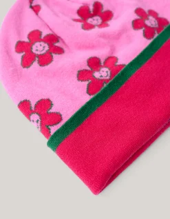 Shoeby Jacquard Beanie Roze< Mutsen