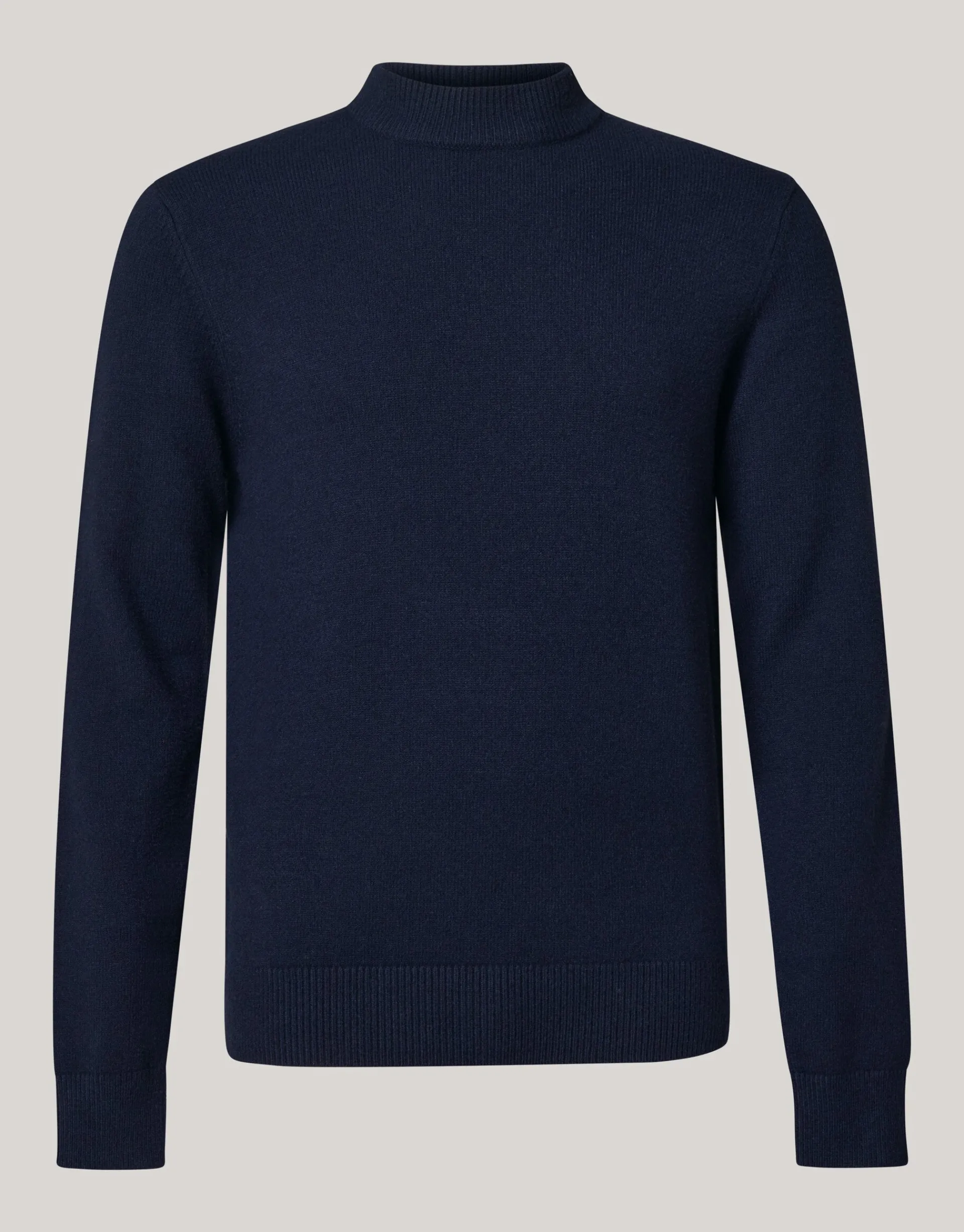 Shoeby Jacquard Gebreide Trui Donkerblauw<Heren Truien En Sweaters