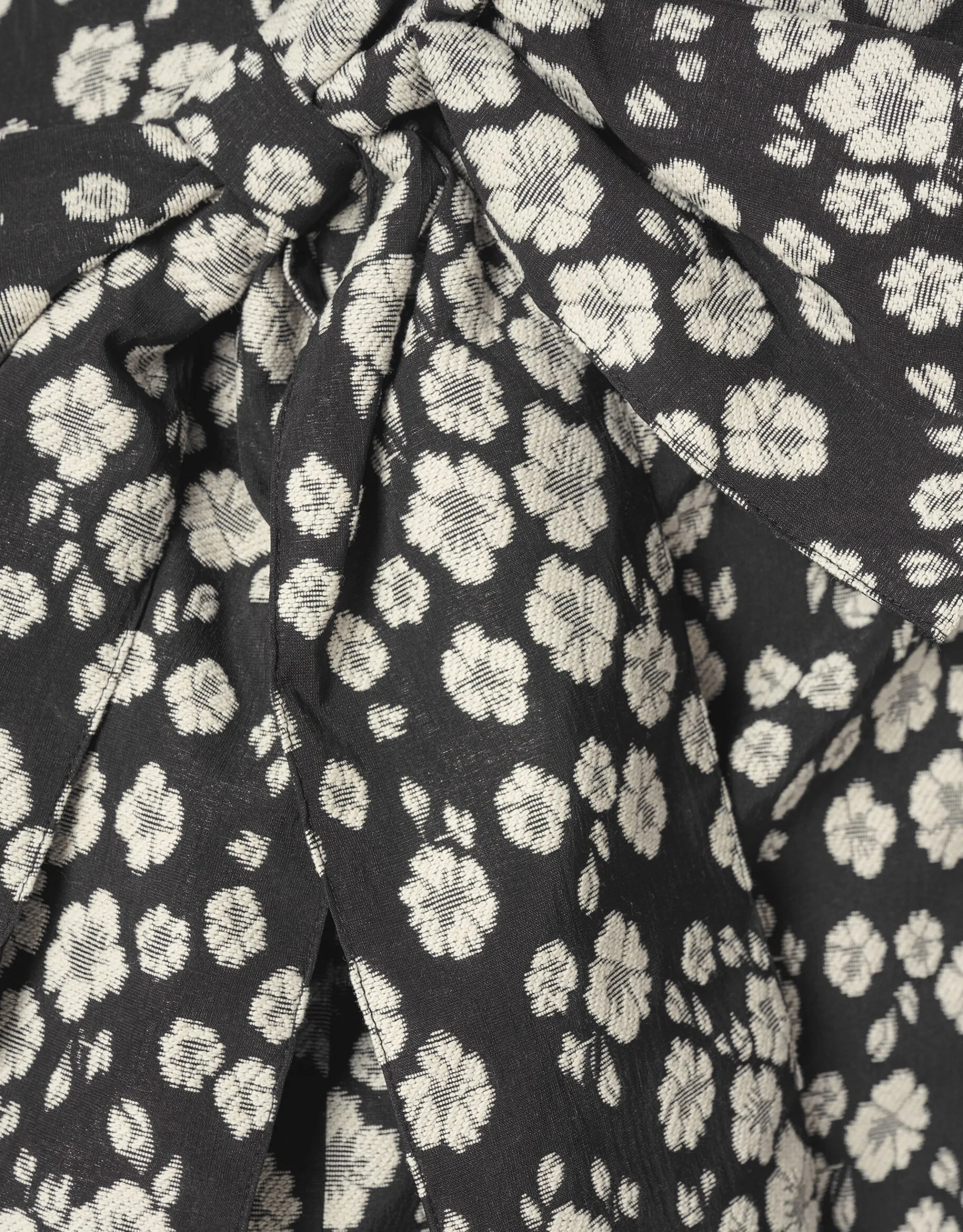 Shoeby Jacquard Mini Rok Zwart/Wit<DAMES Rokken