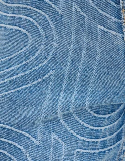 Shoeby Jacquard Straight Fit Jeans<DAMES Jeans