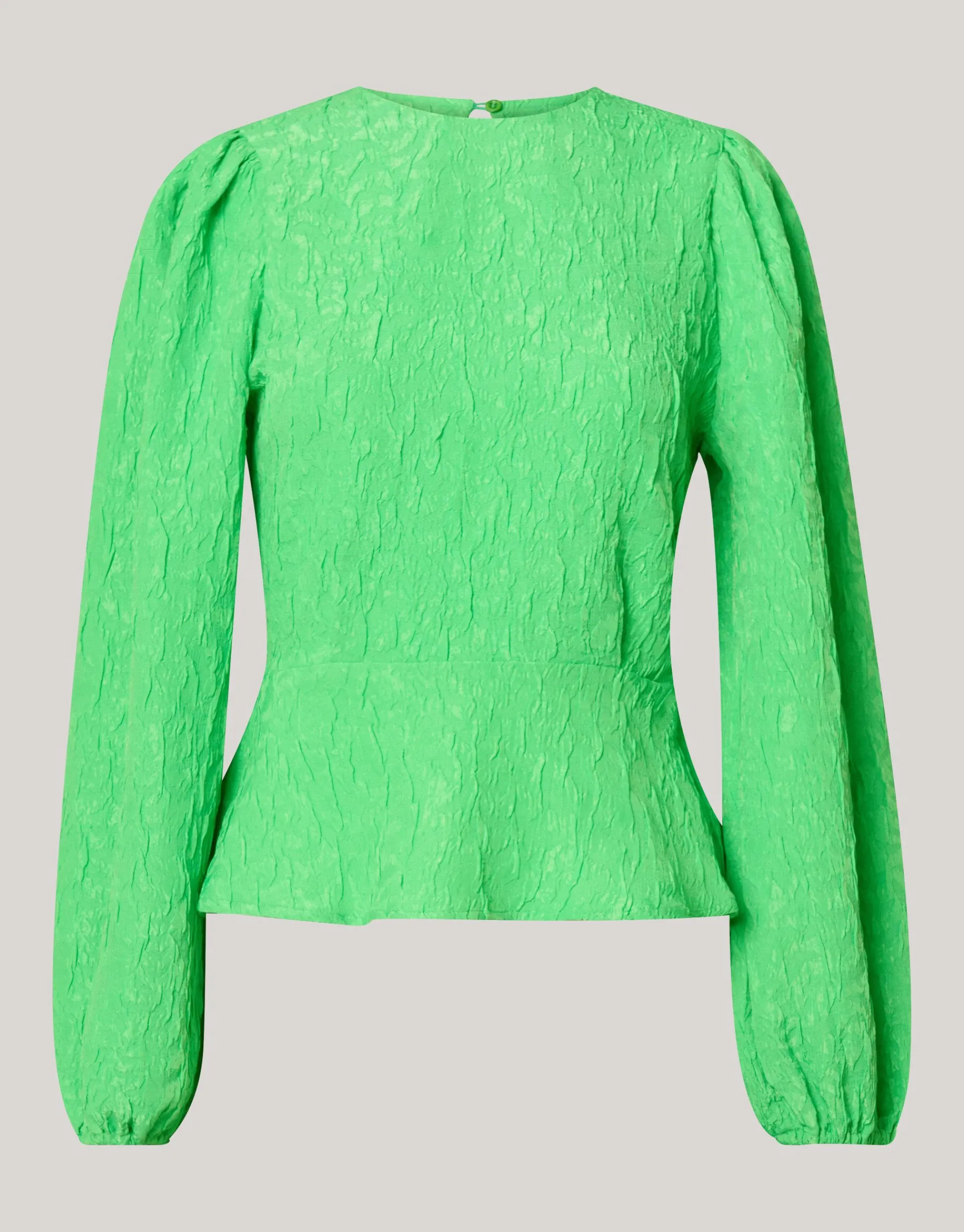 Shoeby Jacquard Top Groen<DAMES Tops