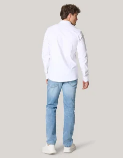 Shoeby Jersey Overhemd Wit<Heren Overhemden