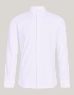 Shoeby Jersey Overhemd Wit<Heren Overhemden