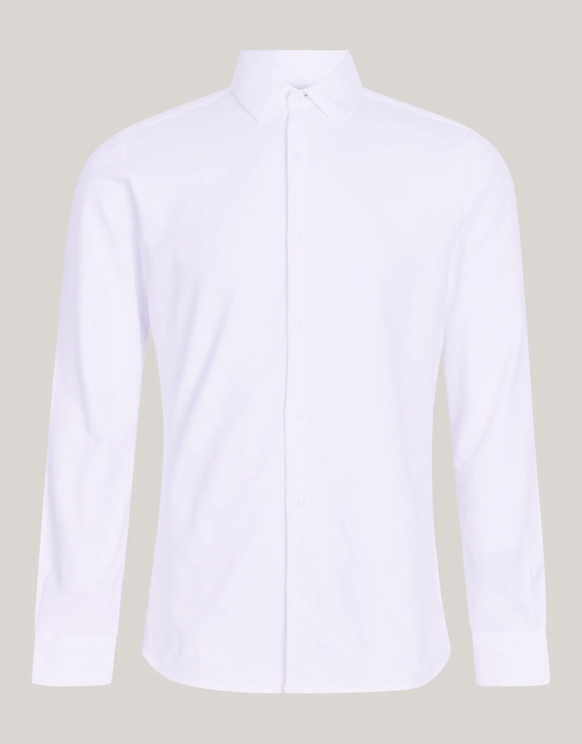Shoeby Jersey Overhemd Wit<Heren Overhemden