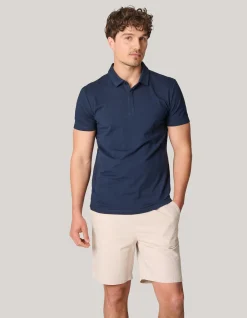 Shoeby Jersey Polo Donkerblauw<Heren T-Shirts En Polo's