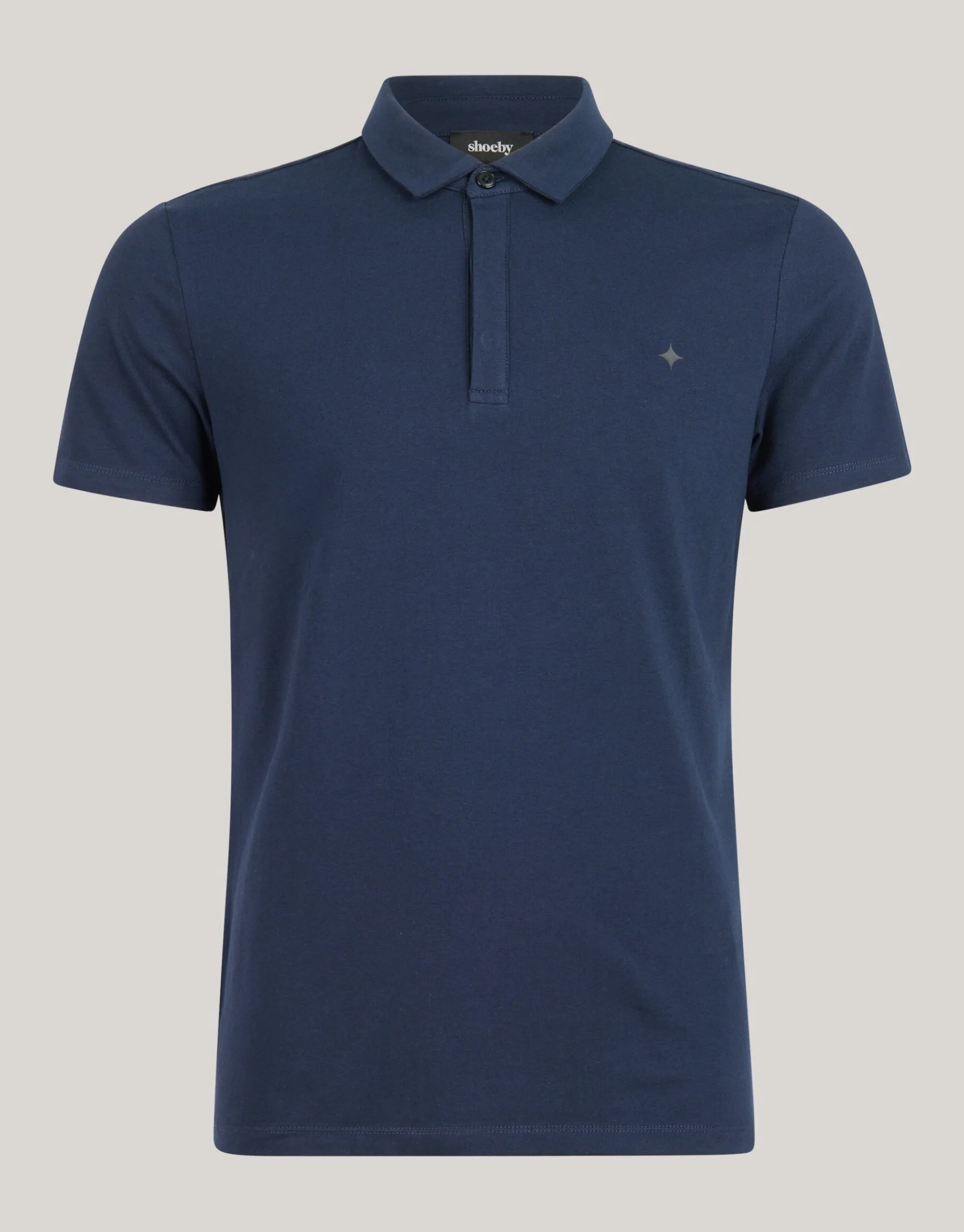 Shoeby Jersey Polo Donkerblauw<Heren T-Shirts En Polo's