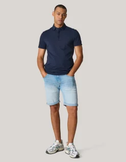 Shoeby Jersey Polo Donkerblauw<Heren T-Shirts En Polo's