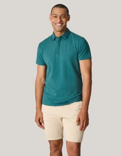 Shoeby Jersey Polo Turquoise<Heren T-Shirts En Polo's