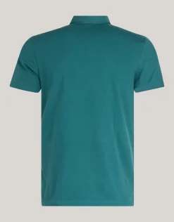 Shoeby Jersey Polo Turquoise<Heren T-Shirts En Polo's