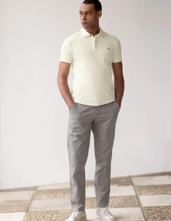 Shoeby Jersey Polo Zand<Heren T-Shirts En Polo's