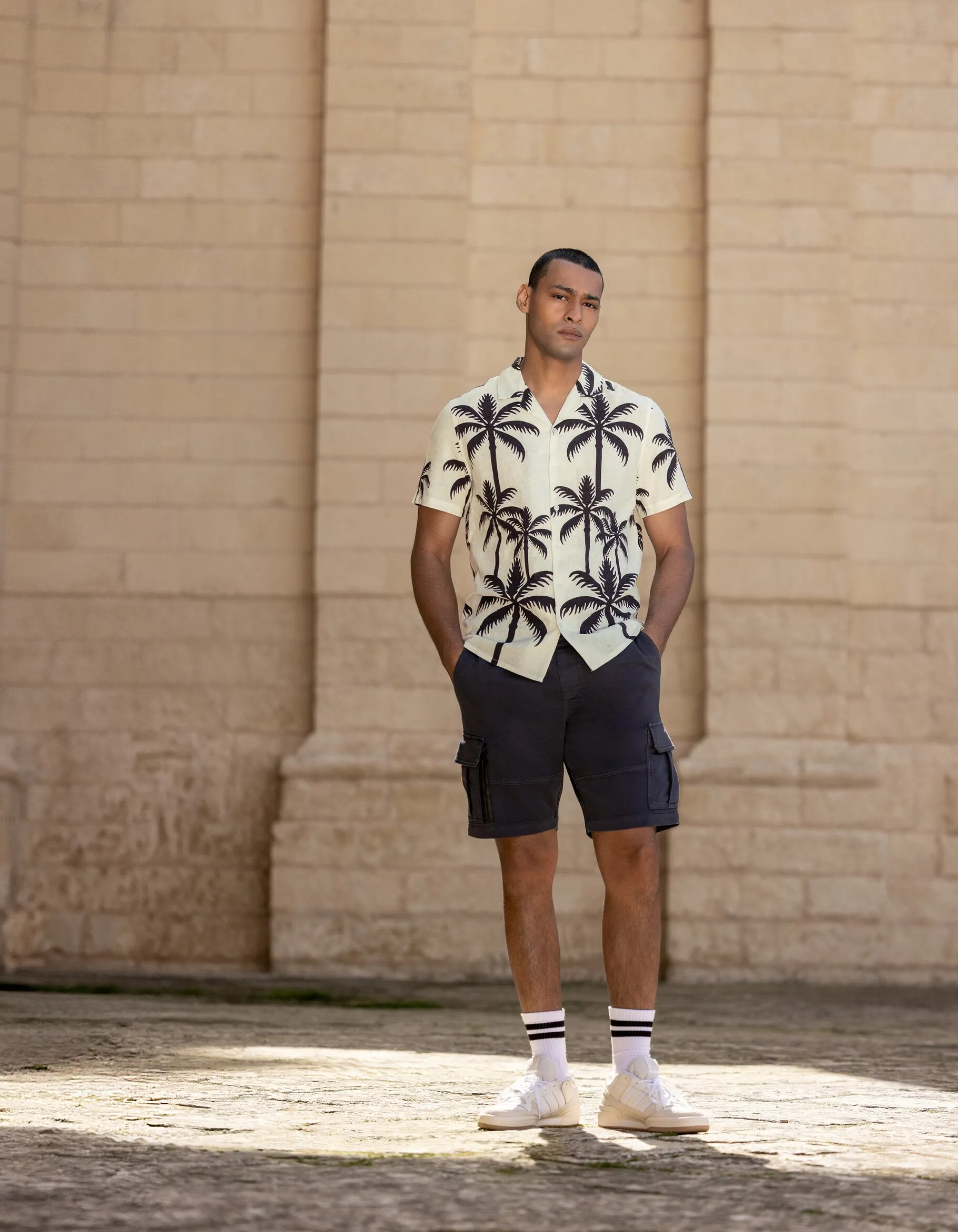 Shoeby Jog Cargo Short Donkergrijs<Heren Shorts