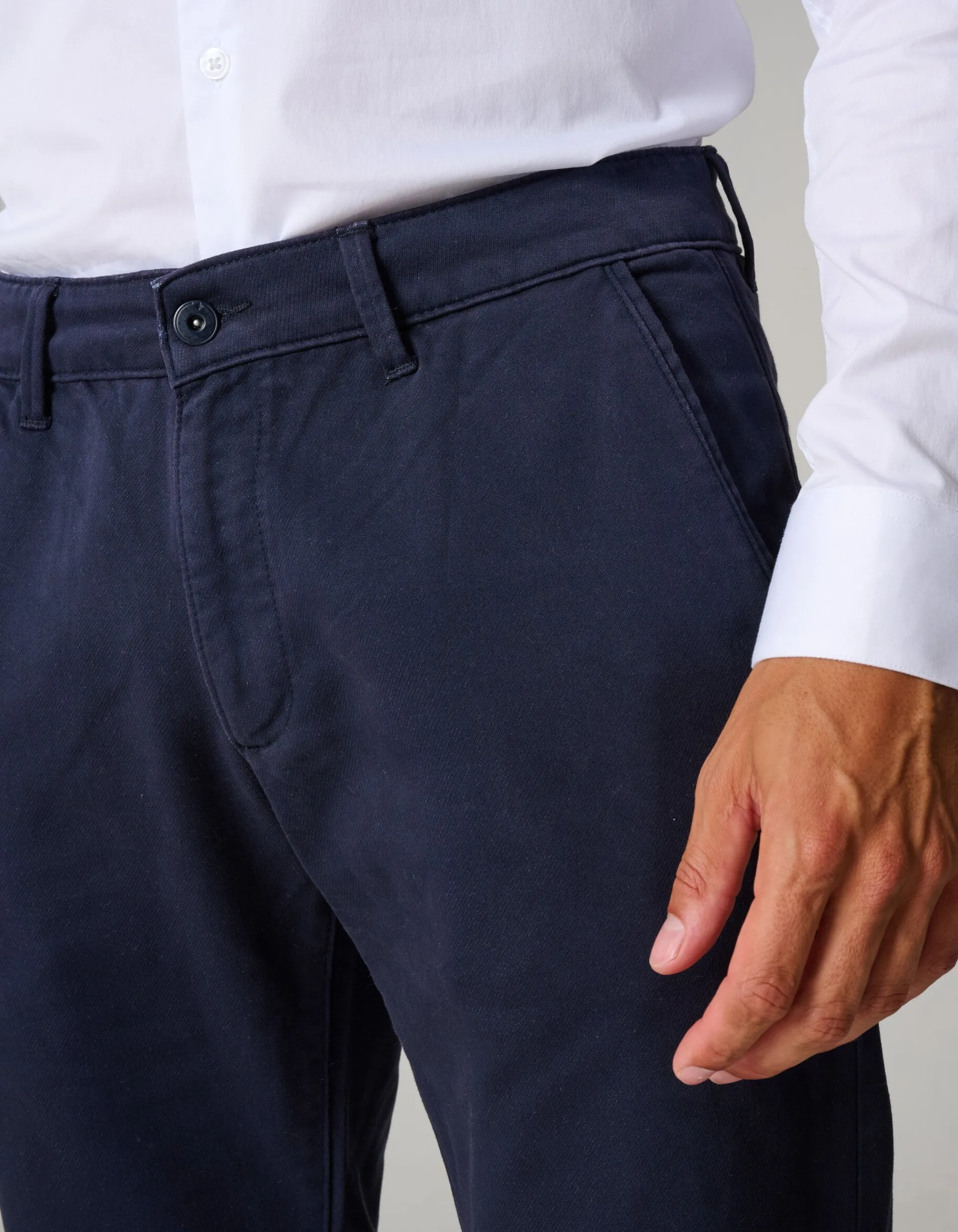 Shoeby Jog Chino Donkerblauw<Heren Broeken