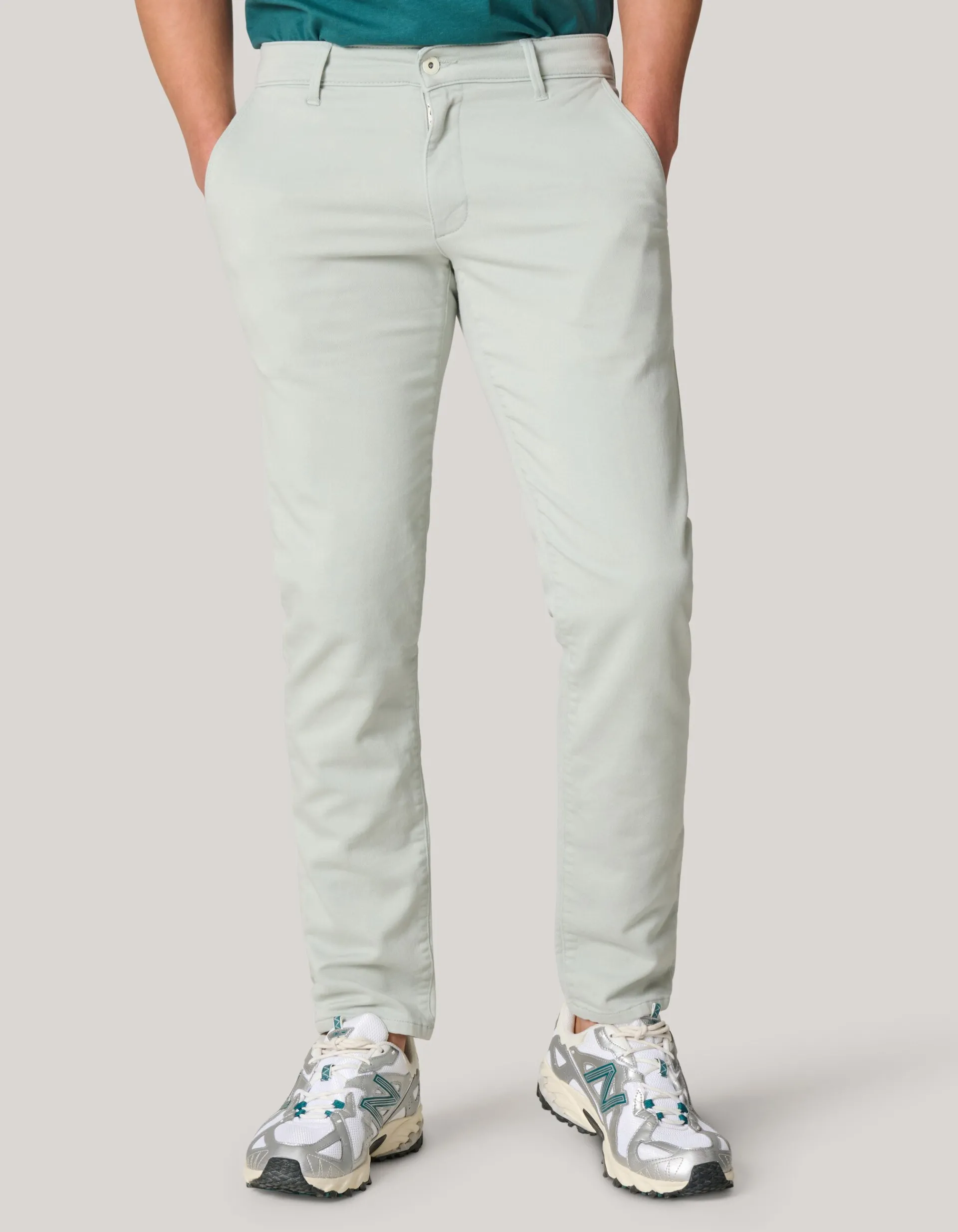 Shoeby Jog Chino Lichtgroen<Heren Broeken