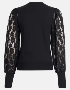 Shoeby Kanten Top Zwart<DAMES Tops