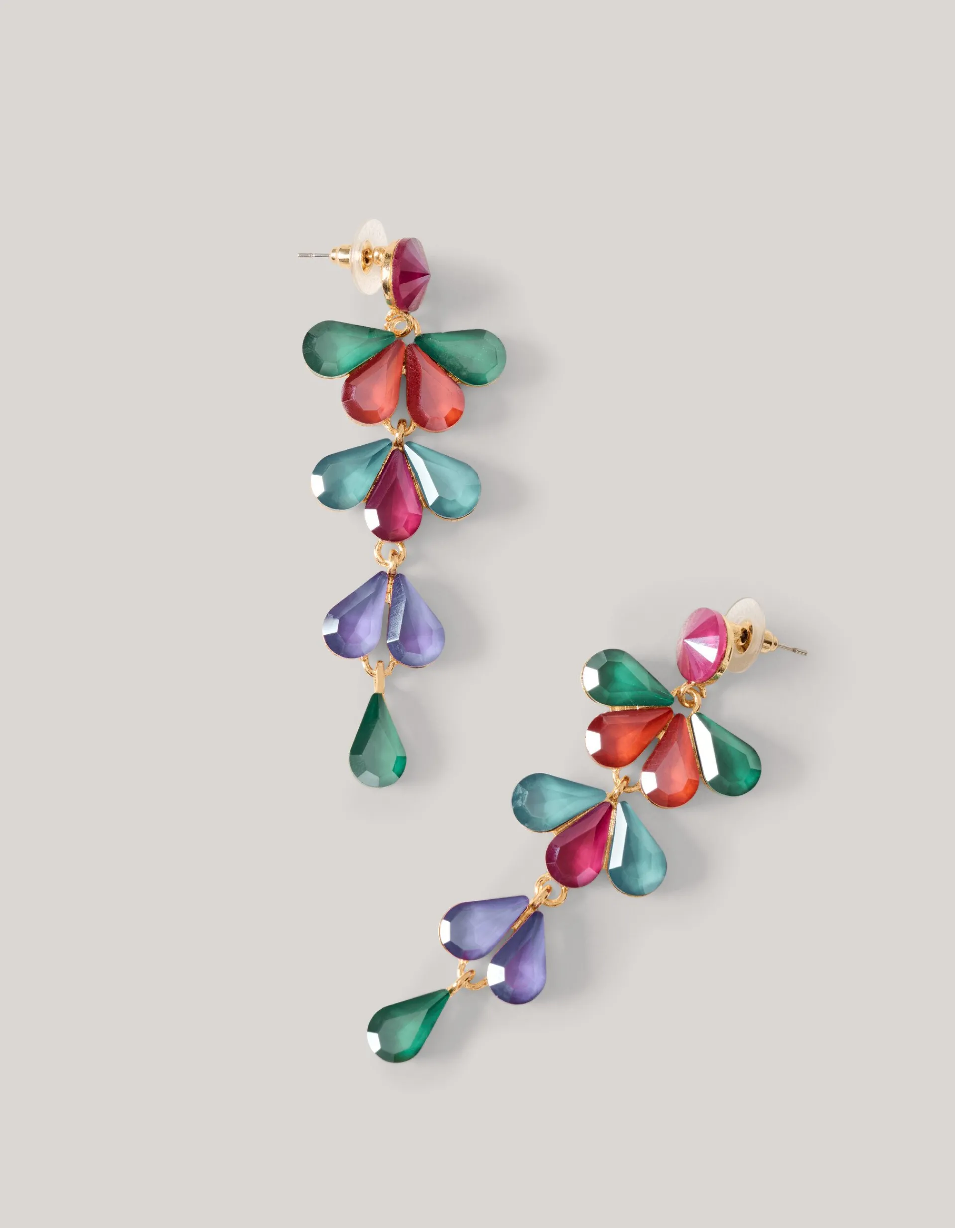 Shoeby Leaf Oorbellen Multicolor<DAMES Sieraden