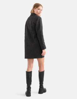 Shoeby Leopard Blazer Jurk Zwart<DAMES Jurken