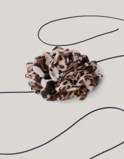 Shoeby Leopard Corsage Ketting Bruin<DAMES Sieraden