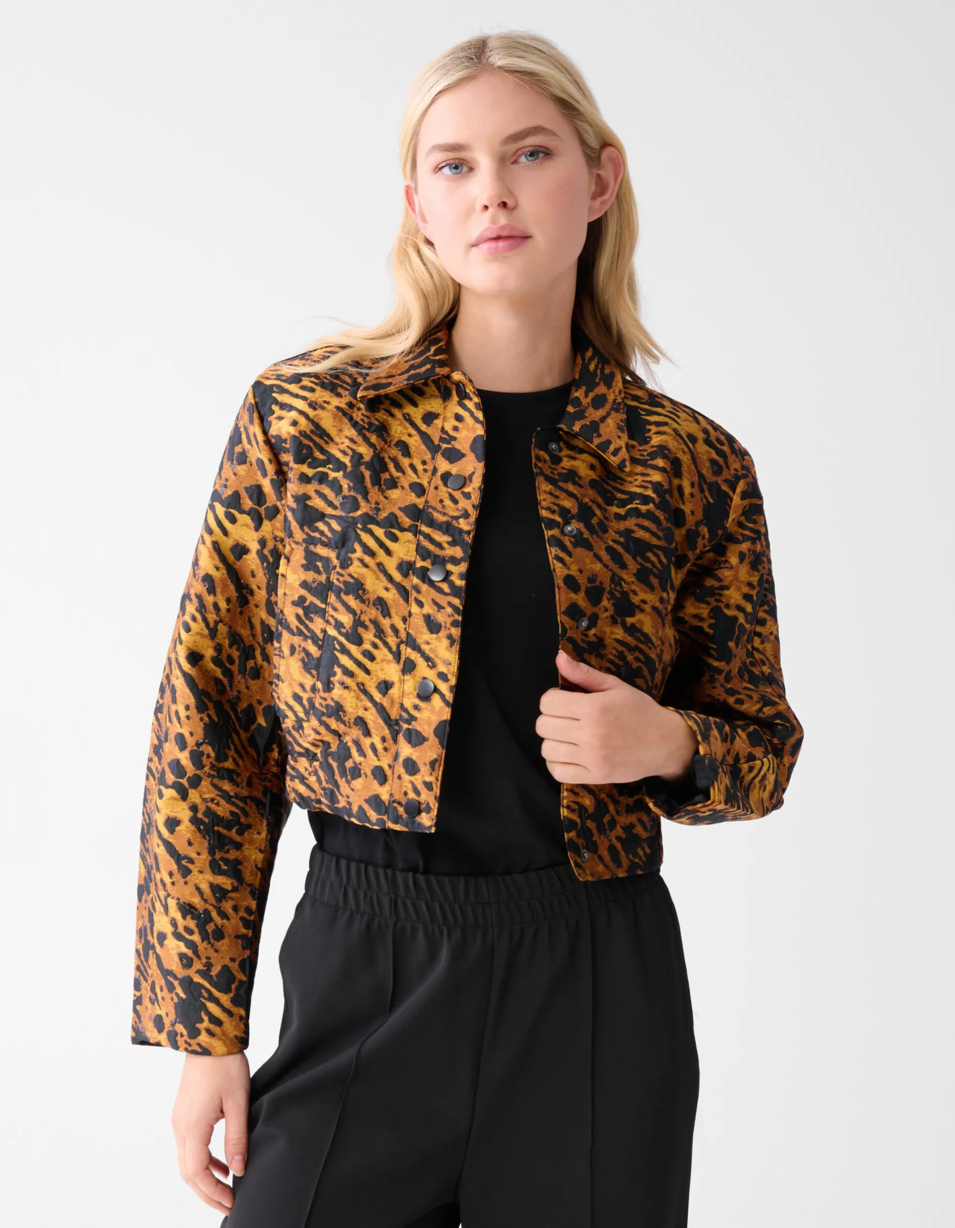 Shoeby Leopard Jack Bruin<DAMES Jacks