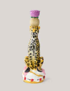 Shoeby Leopard Kandelaar Roze By Fred<DAMES Overige Accessoires
