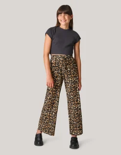 Shoeby Leopard Plissé Broek< Broeken