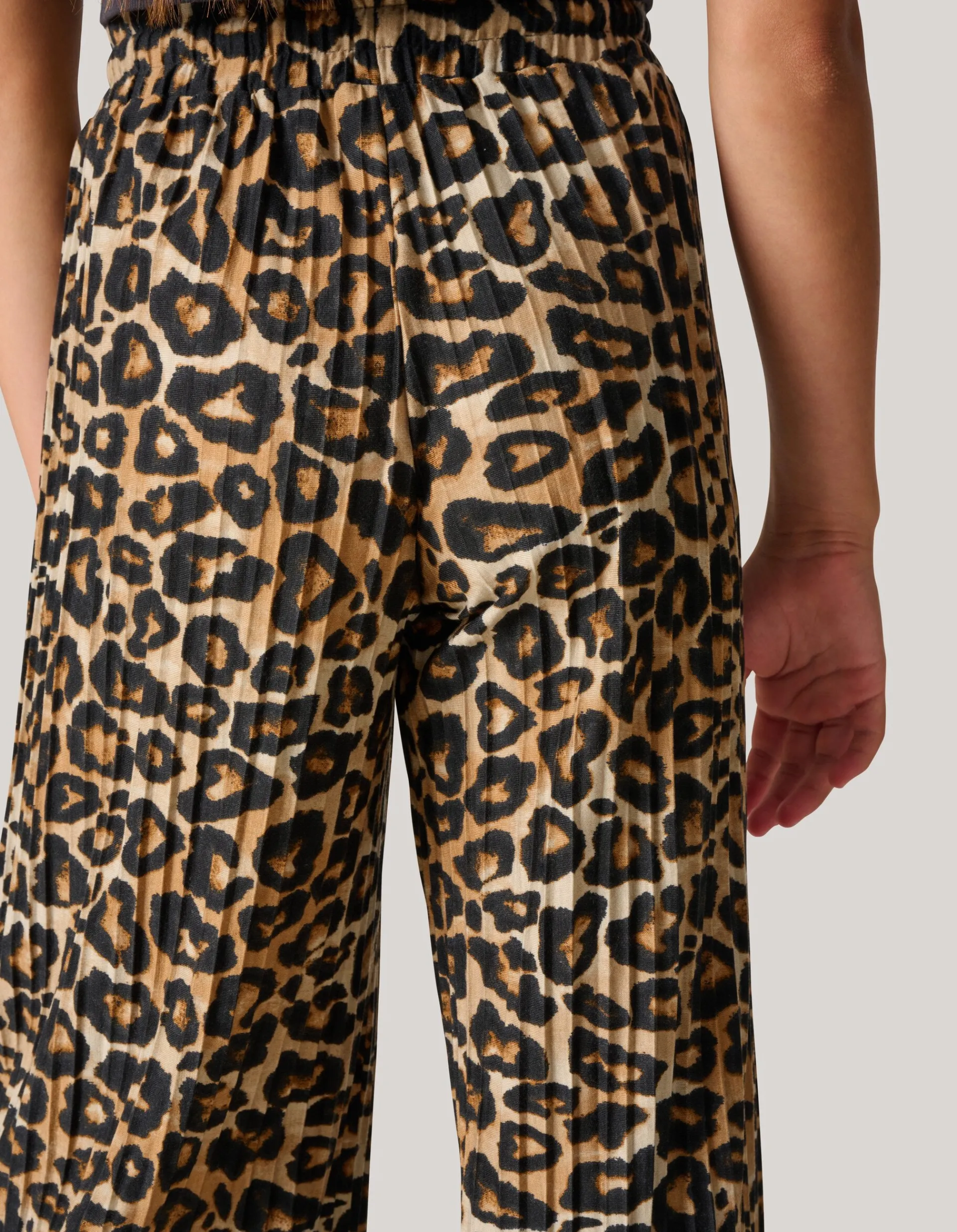 Shoeby Leopard Plissé Broek< Broeken