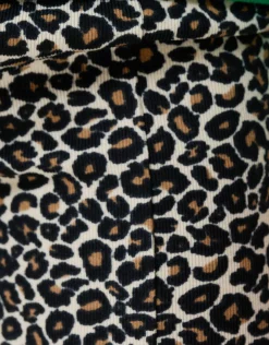 Shoeby Leopard Split Flared Legging Bruin< Broeken