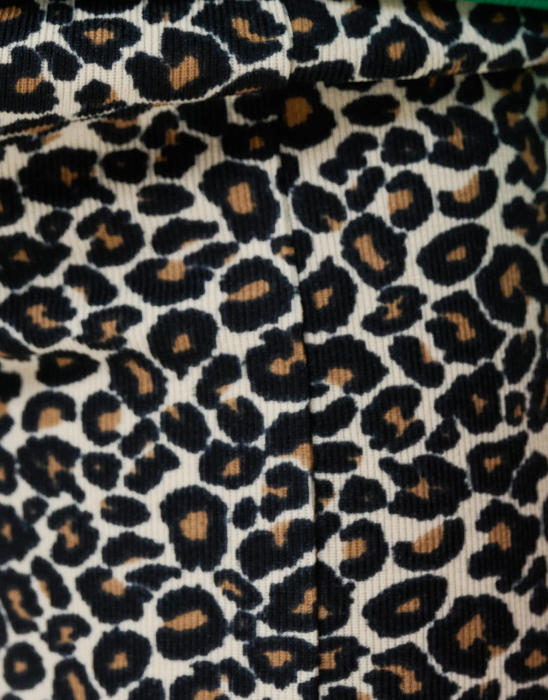 Shoeby Leopard Split Flared Legging Bruin< Broeken