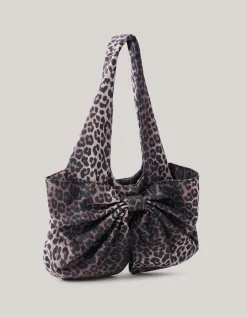 Shoeby Leopard Strik Tas bruin<DAMES Tassen