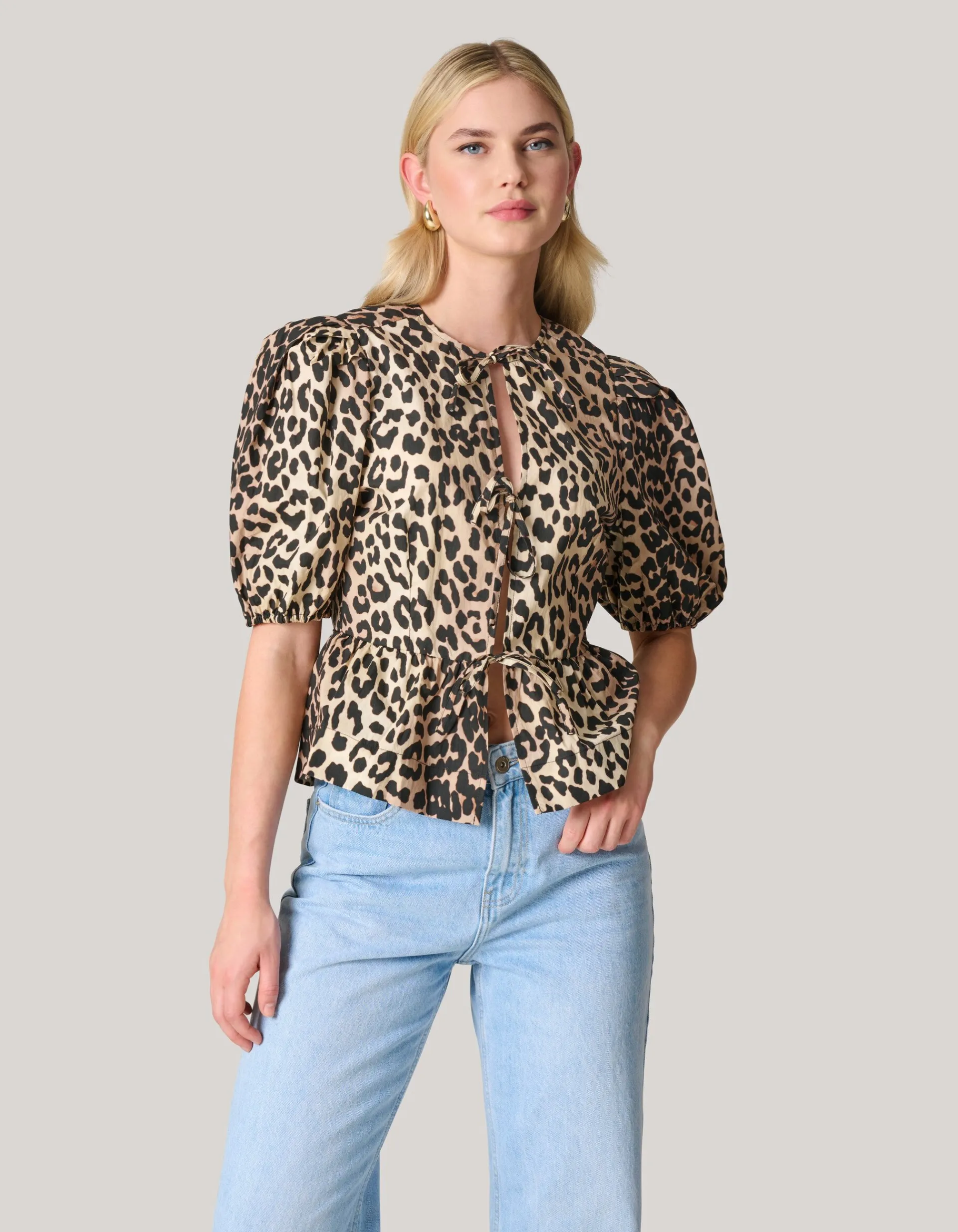Shoeby Leopard Strik Top<DAMES Tops