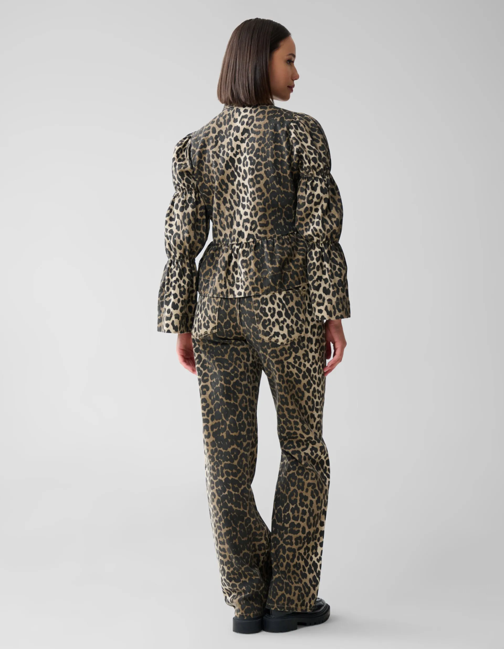 Shoeby Leopard Strik Top Bruin<DAMES Tops