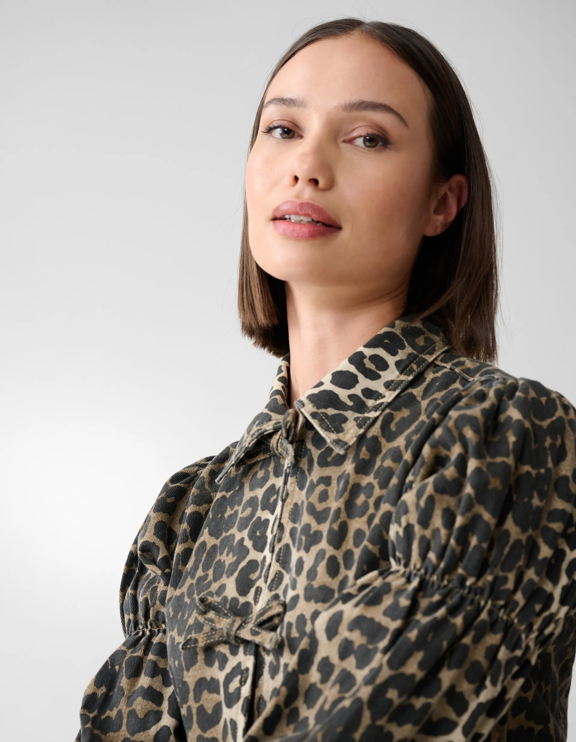 Shoeby Leopard Strik Top Bruin<DAMES Tops