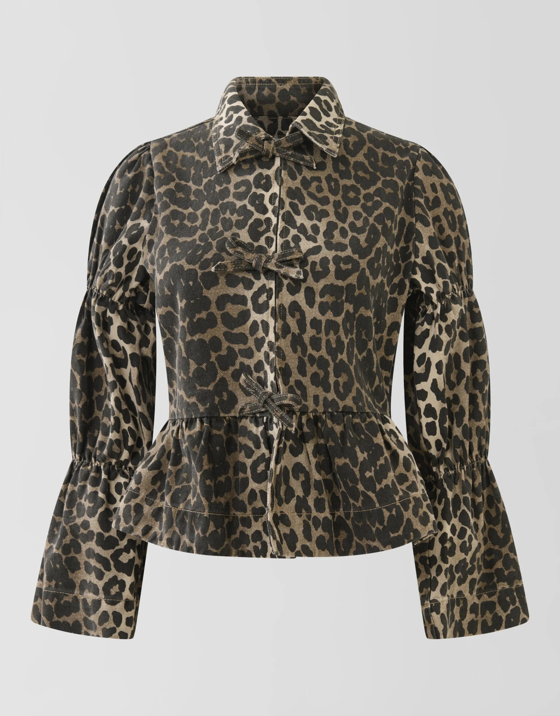 Shoeby Leopard Strik Top Bruin<DAMES Tops