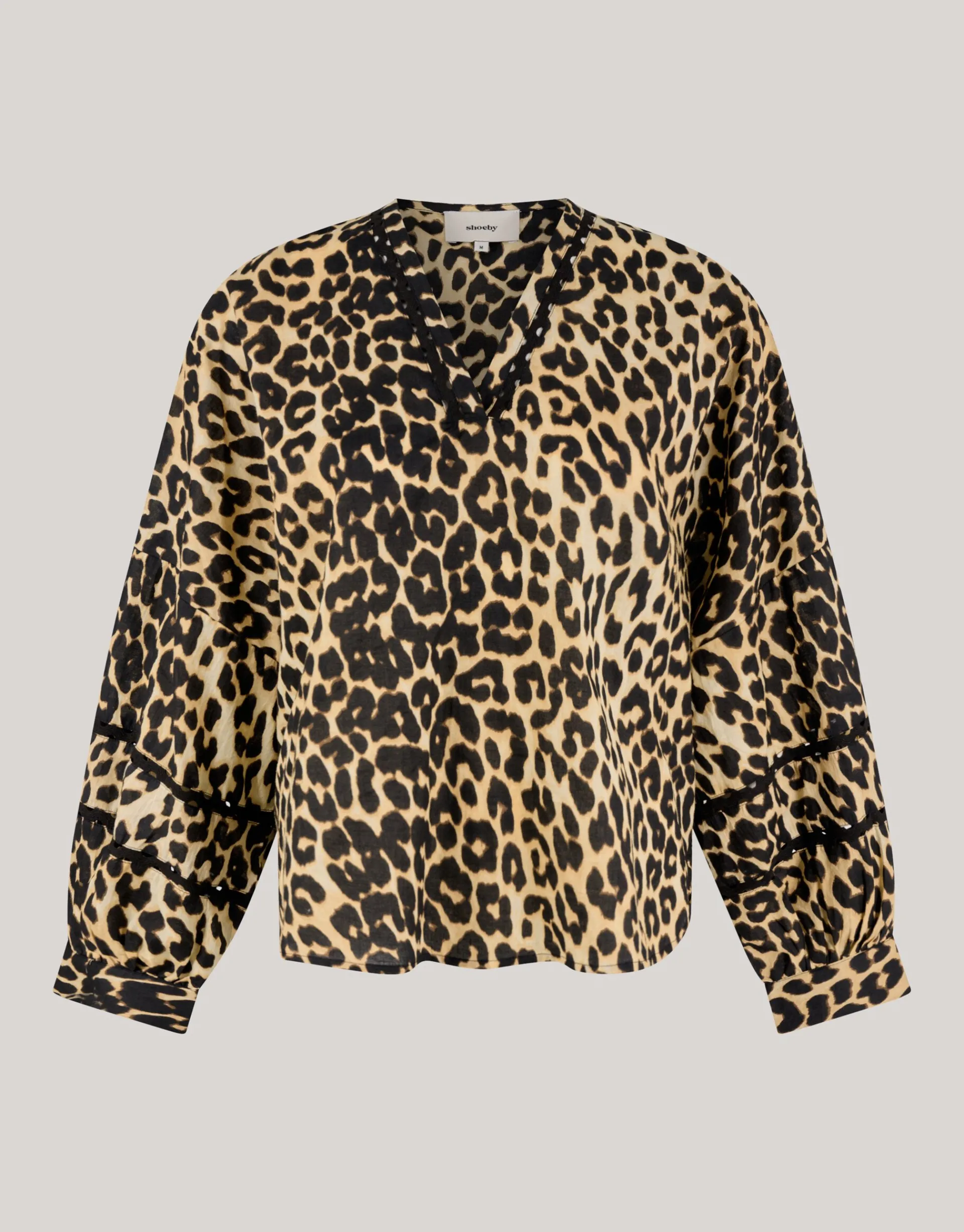 Shoeby Leopard Tape Blouse Bruin<DAMES Blouses