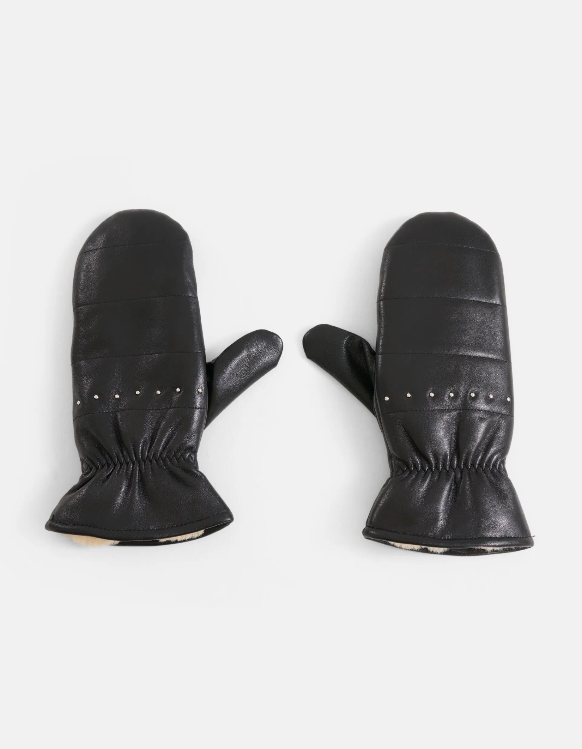 Shoeby Leren Handschoenen Zwart<DAMES Handschoenen
